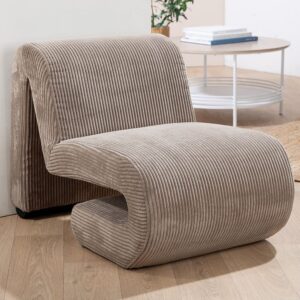 Magnolia Fabric Armchair In Beige