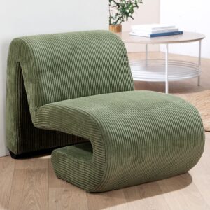 Magnolia Fabric Armchair In Green