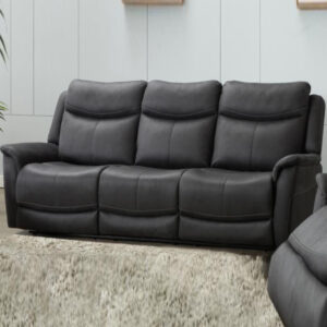 Arizones Fabric 3 Seater Sofa In Slate
