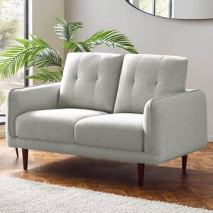 Rimouski Fabric 2 Seater Sofa - Light Grey