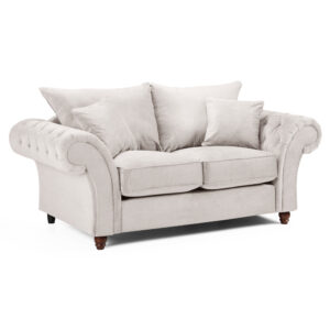 Winnsboro Fabric 2 Seater Sofa In Stone