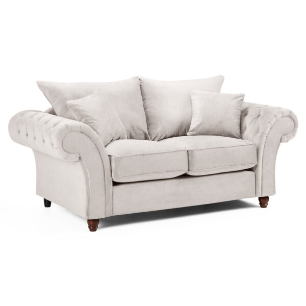 Winnsboro Fabric 2 Seater Sofa In Stone