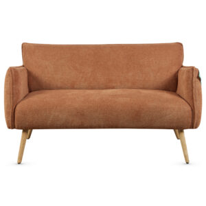 Picton Fabric 2 Seater Sofa - Rust